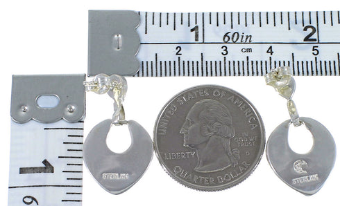 Sterling Silver Turquoise And Opal Southwest Jewelry Earrings CX45062